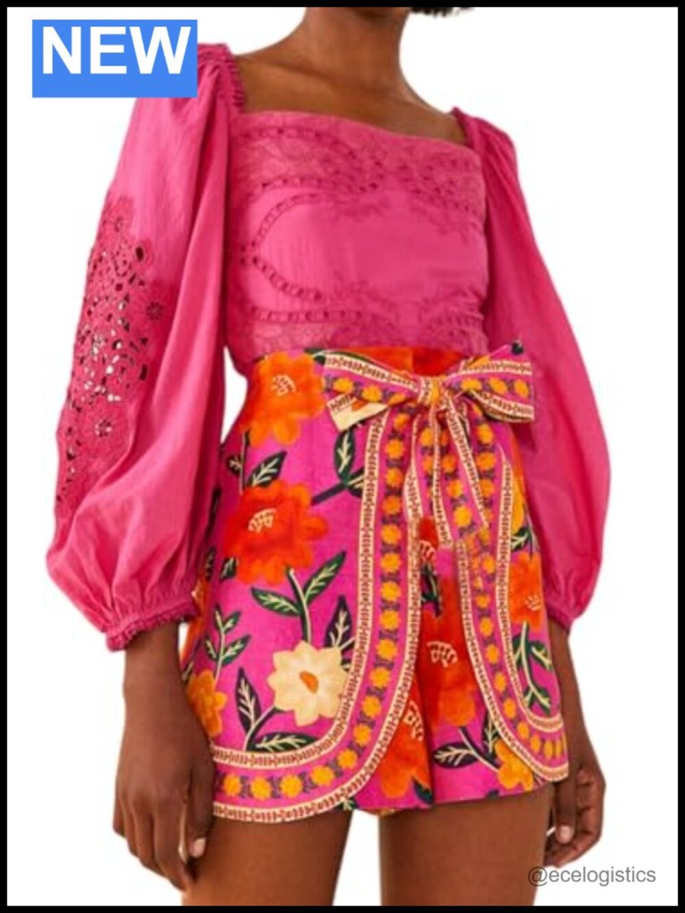 Women's Boho Wrap Skort High Waist Flowy Floral Mini Skirt Shorts for Beach
